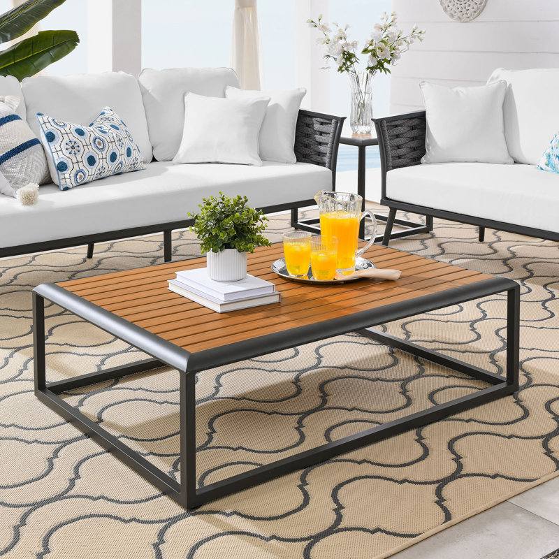Modway Stance Outdoor Patio Aluminum Coffee Table by Modway Wayfair